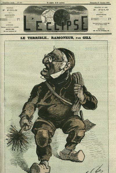 Den frygtelige skorstensskorsten, Adolphe Thiers (1797-1877), fransk historiker og statsmand. Cover i "" L