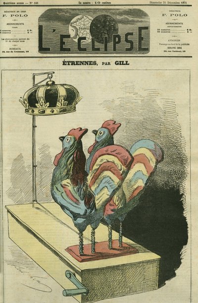 De to haner er kroner. Cover i "" L