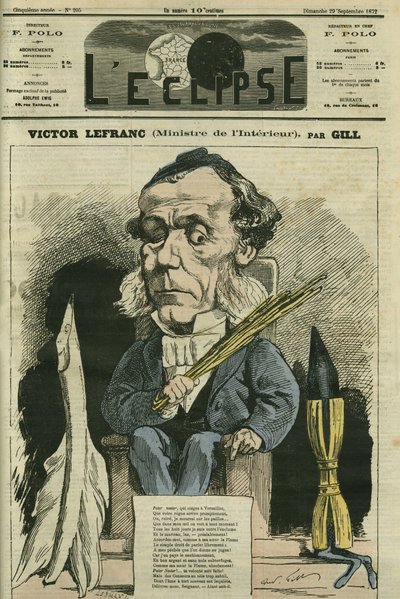 Victor Lefranc (1809-1883), fransk politiker. Cover i "" L