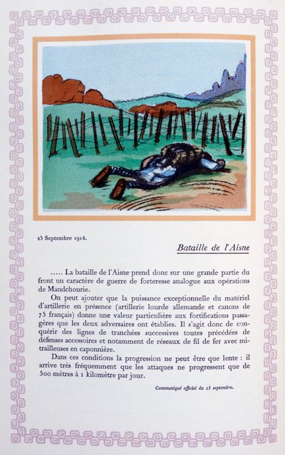 Slaget ved Aisne, 25. september 1914, 1919 af Andre Helle