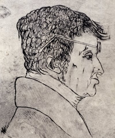 Selvportræt af Andre-Marie Ampere (Poleymieux-au-Mont-d