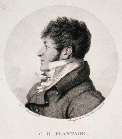 Portræt af Charles-Henri Plantade (1764-1839) 1806 (gravering) af Andre Paul (after) Vincent