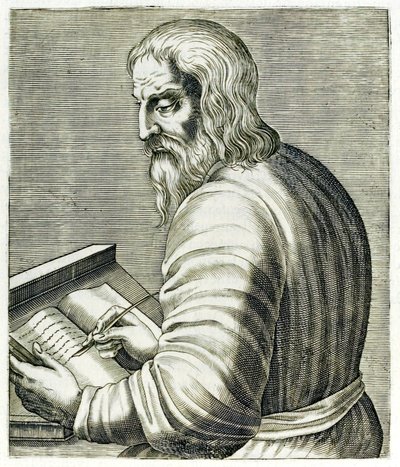 George af Trebizond, fra ?True Portraits?? af André Thévet udgivet i 1594 af Andre Thevet