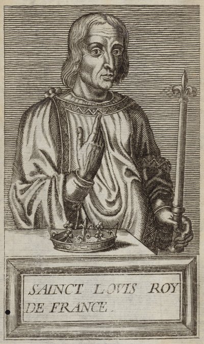 Kong Louis IX af Frankrig af Andre Thevet