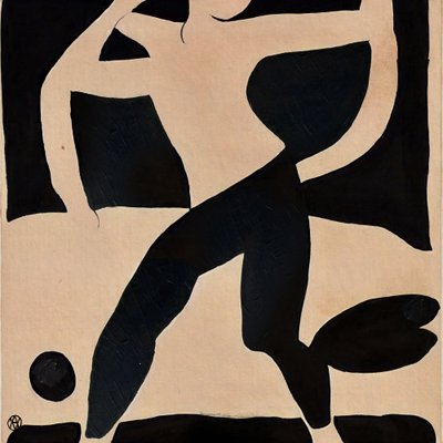 Dynamisk abstrakt figur af André Viana