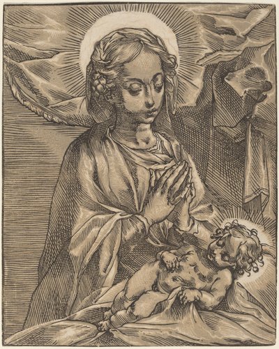 Madonna og barn, 159193. af Andrea Andreani