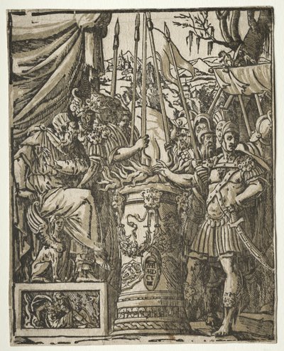 Mucius Scaevola af Andrea Andreani
