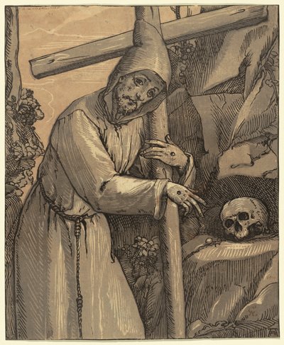 Sankt Frans af Assisi, 1591. af Andrea Andreani