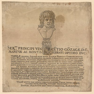 Julius Cæsars triumf, 1593-99. af Andrea Andreani