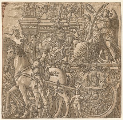 Julius Cæsars triumf: Caesar Triumphant, 1593-99. af Andrea Andreani