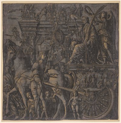 Julius Cæsars triumf: Caesar Triumphant, 1593-99. af Andrea Andreani