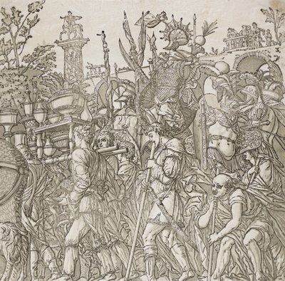 Cæsars triumf, 1599 af Andrea Andreani