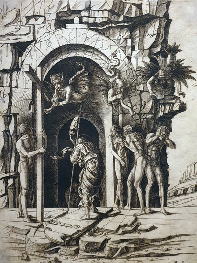 1483 Mantegna Kristi nedstigning til Limbo Brasiliens nationalbibliotek anagoria af Andrea Mantegna