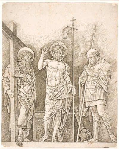 Den opstandne Kristus af Andrea Mantegna