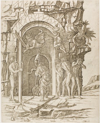 Nedstigning i Limbo af Andrea Mantegna