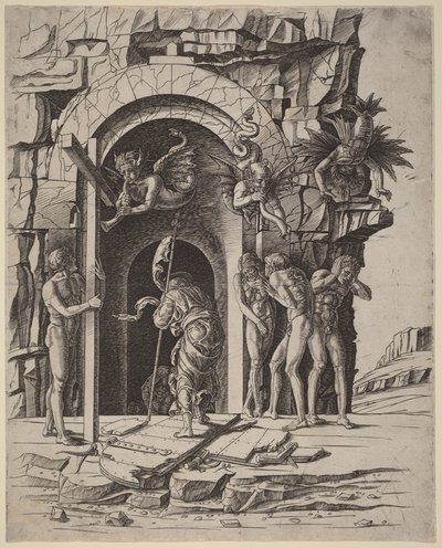 Nedstigning til Limbo af Andrea Mantegna