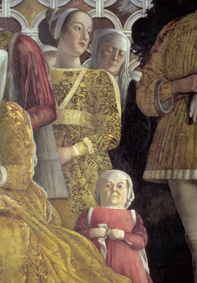 Dværg og andre hoffolk fra gruppeportrættet af Marchese Ludovico Gonzaga III