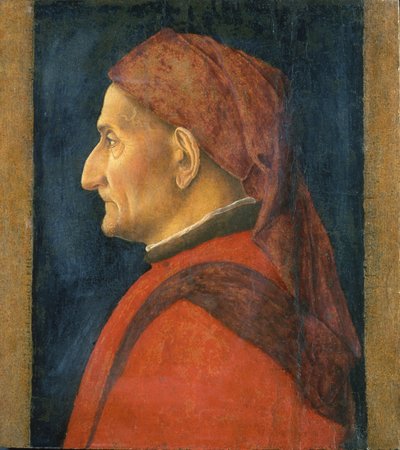 Portræt af en mand, 1450 af Andrea Mantegna
