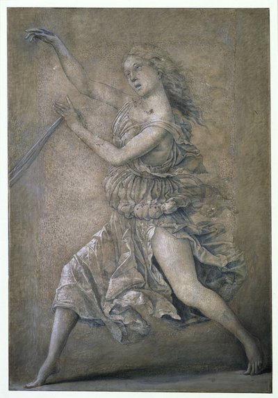 Dansende muse af Andrea Mantegna