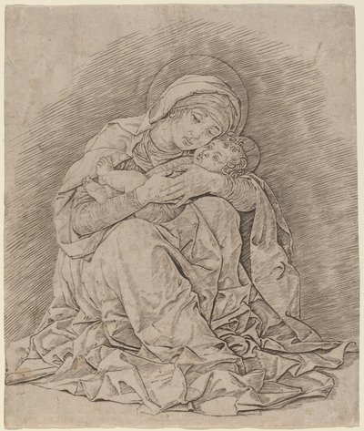 Jomfruen og Barnet af Andrea Mantegna