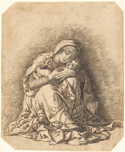 Jomfruen og barnet af Andrea Mantegna