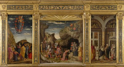 Triptykon fra Uffizi Triptykon Uffizi, ca 1463-1464. af Andrea Mantegna