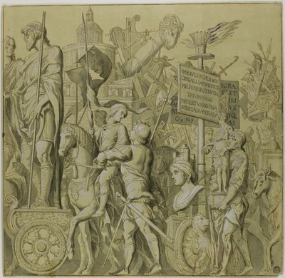 Julius Cæsars triumfer: Lærred nr. II af Andrea Mantegna
