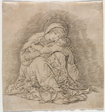 Jomfru og Barn af Andrea Mantegna