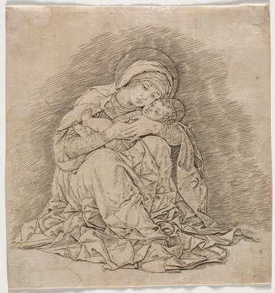 Jomfru og barn, 1485-1491. af Andrea Mantegna