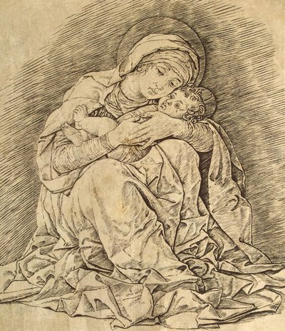 Jomfru og barn af Andrea Mantegna
