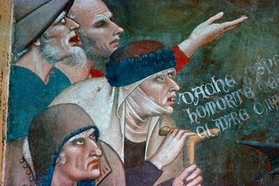 Fragment af en fresko, der viser dødens triumf, 1300-tallet af Andrea Orcagna