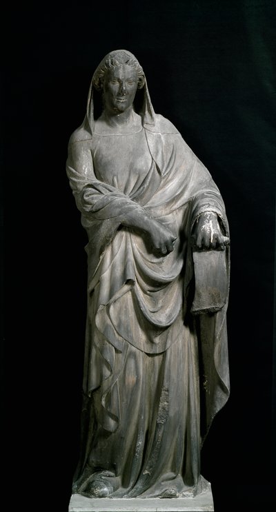 Sibylle af Tibur, fra klokketårnet. Marmor skulptur af Andrea Pisano