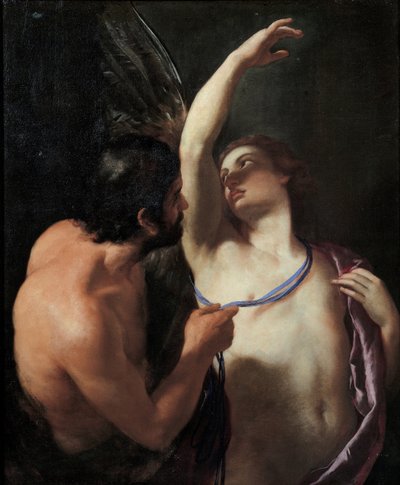 Daedalus og Ikaros, ca. 1645 af Andrea Sacchi