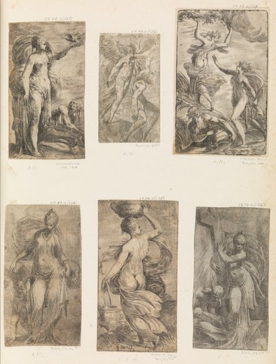 Apollo og Daphne, ca. 1538-40. af Andrea Schiavone
