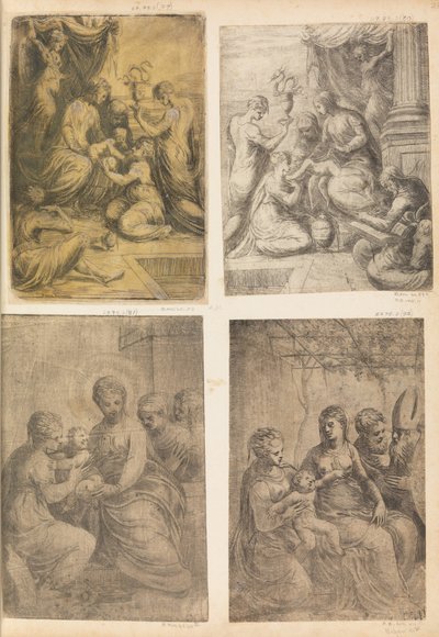 Madonna med hellige, ca. 1548-52. af Andrea Schiavone