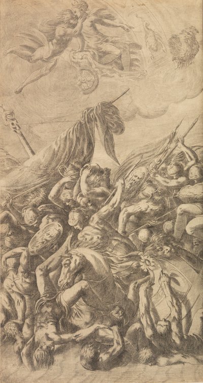 Bortførelsen af Helen, 1547. af Andrea Schiavone
