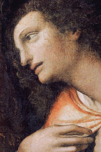 Abbey (Tongerlo Abbey). Maleri. Den sidste nadver. 1506-1507. Detalje (maleri) af Andrea Solario