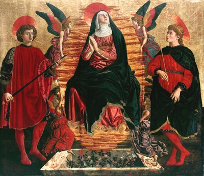 Marias Himmelfart

















































 med de hellige Minias og Julian af Andrea del Castagno