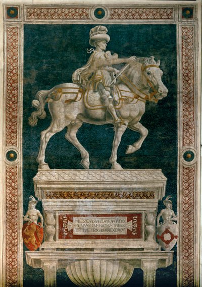 Condottiere Niccolo da Tolentino ... (frisk) af Andrea del Castagno