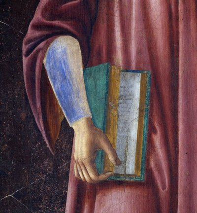 Dante Alighieri (detalje) fra Villa Carducci-serien af berømte mænd og kvinder, ca. 1450 (fresko lagt på lærred) af Andrea del Castagno