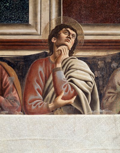 Sidste nadver, detalje af Thomas (Fresco af Andrea del Castagno