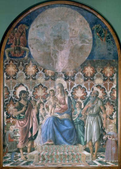 Madonna og barn med engle, c1443 af Andrea del Castagno