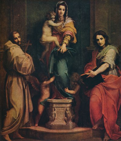 Madonna of the Harpies, 1517 af Andrea del Sarto