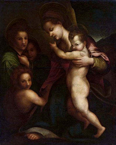 Madonna med Jesusbarnet og Johannes af Andrea del Sarto