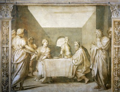 Præsentation af Baptists hoved til Herodias af Salome af Andrea del Sarto