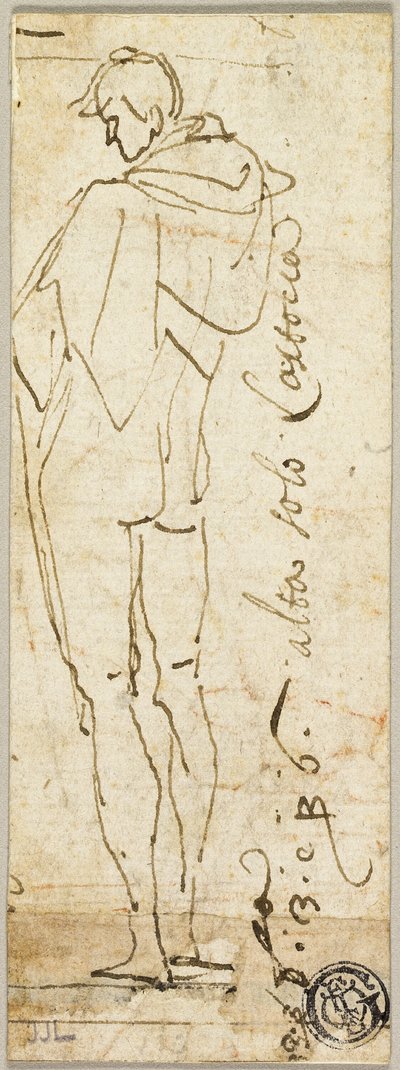 Stående nøgen mand af Andrea del Sarto