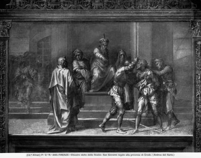 The Arrest of St John, ca. 1520 (fresko) af Andrea del Sarto