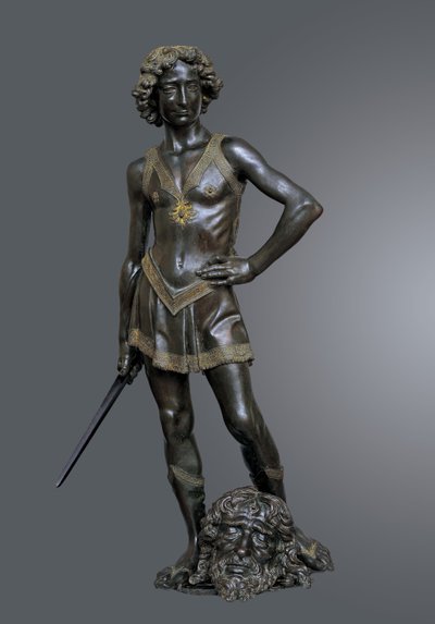 David sejrer over Goliat, ca 1470. af Andrea del Verrocchio