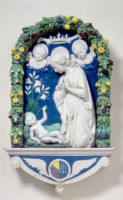 Madonna af liljerne af Andrea Della Robbia