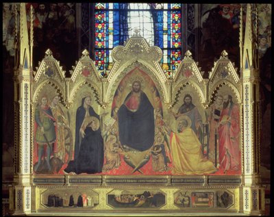 Strozzi-altertavlen, 1357 (panel) (se 75592-6 for detaljer) af Andrea di Cione Orcagna
